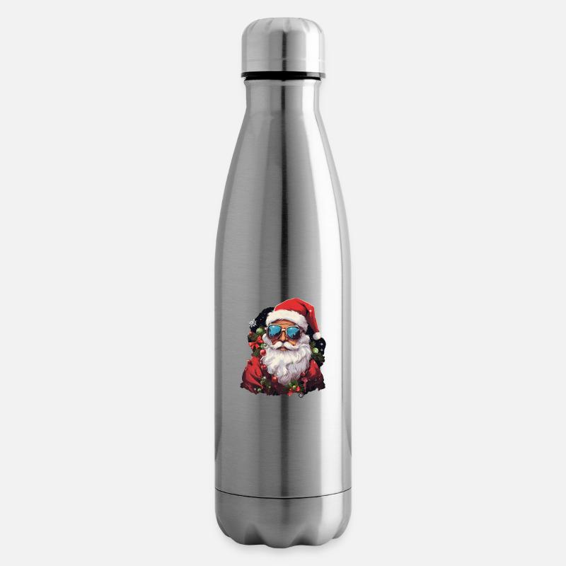 Weihnachtsmann - Isolierflasche - Lightsilver