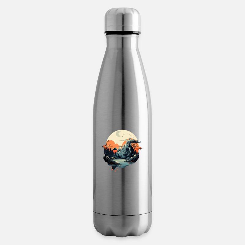 Landschaft - Isolierflasche - Lightsilver