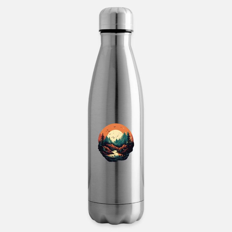 Landschaft - Isolierflasche - Lightsilver