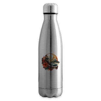 Tropical - Insulated Water Bottle - silver - Right
