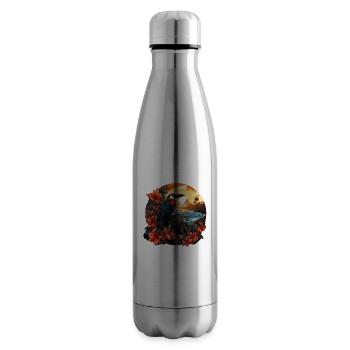 Tropical - Insulated Water Bottle - silver - Right