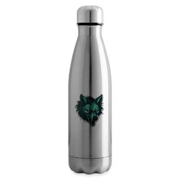 Wolf - Illustration - Isolierflasche - Lightsilver - Rechts