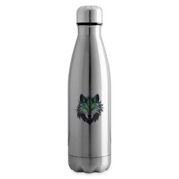 Wolf - Illustration - Isolierflasche - Lightsilver - Rechts