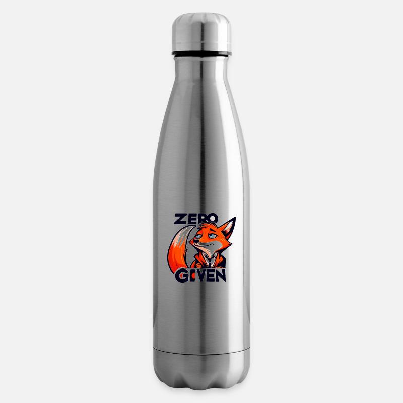 Zero Given - Fuchs Illustration - Isolierflasche - Lightsilver