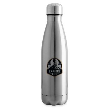 Explore more - Wanderer - Insulated Water Bottle - silver - Right