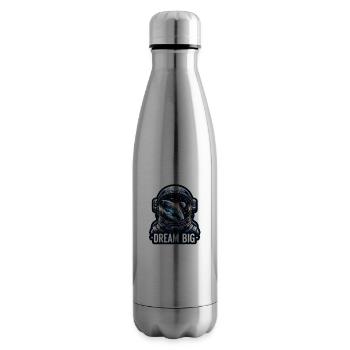 Dream Big - Astronaut Illustration - Isolierflasche - Lightsilver - Rechts