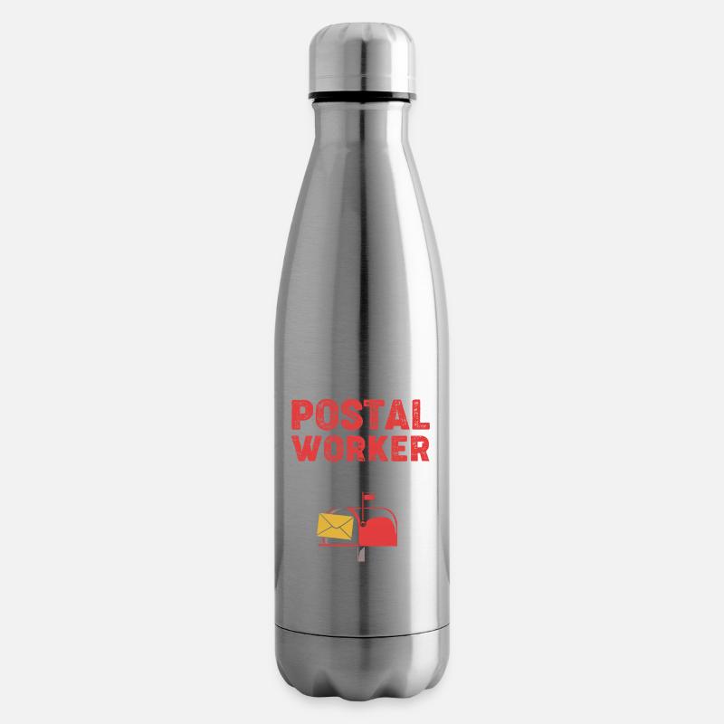 Post Postmark - Insulated Water Bottle - silver