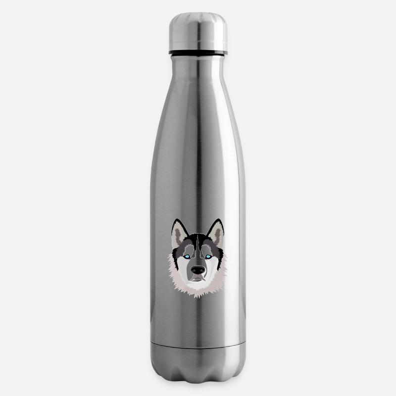 Husky Mom - Isolierflasche - Lightsilver