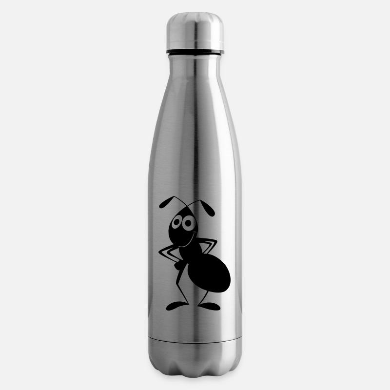 ant - Insulated Water Bottle - silver