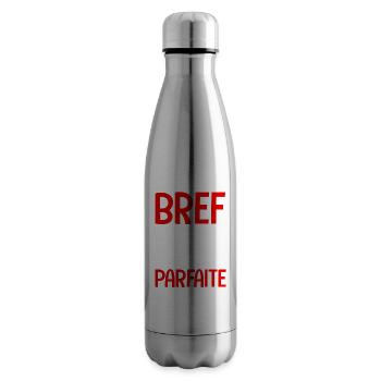bref je suis la femme parfaite - Bouteille isotherme - argent clair - Droite