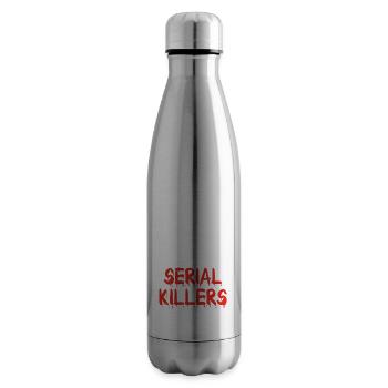 SERIAL KILLER : Knowledge About Serial Killers - Bouteille isotherme - argent clair - Droite