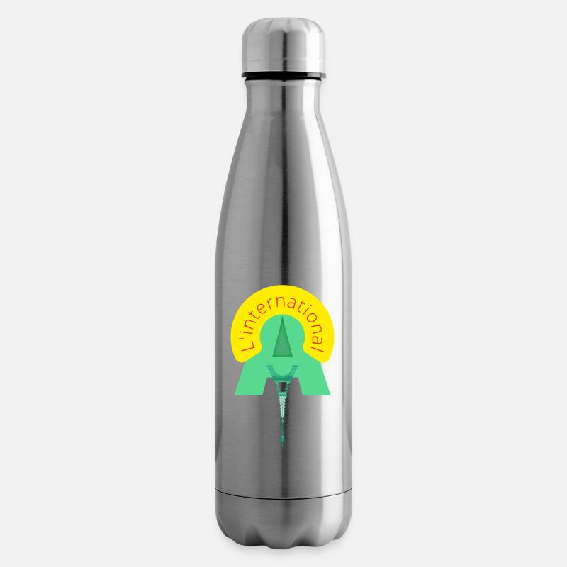 L'international franc-afrique - Bouteille isotherme - argent clair