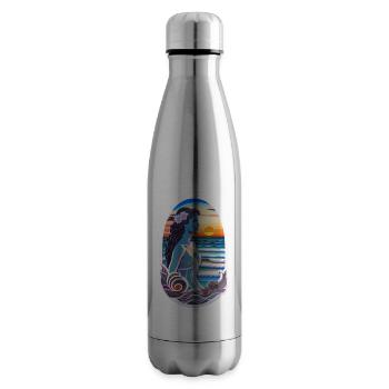 Surfen - Hawaii - Aloha - Isolierflasche - Lightsilver - Rechts
