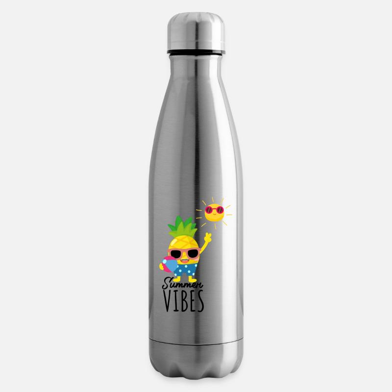 Summer Vibes - Isolierflasche - Lightsilver
