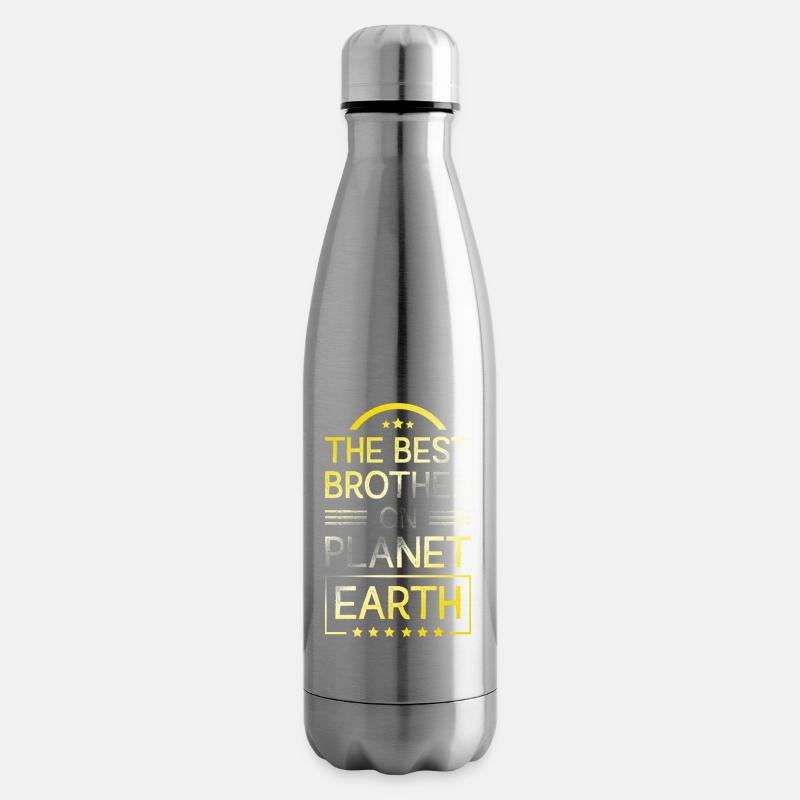 Citation du meilleur frère - Bouteille isotherme - argent clair