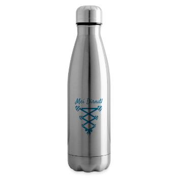 Volksfest Mei Dirndl Passt Net Mer Dirndl Ersatz - Isolierflasche - Lightsilver - Rechts