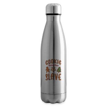 Cookie Baking Team Slave Cookie - Insulated Water Bottle - silver - Right