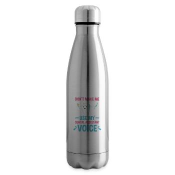 Mon assistant dentaire Assistant dentaire vocal - Bouteille isotherme - argent clair - Droite