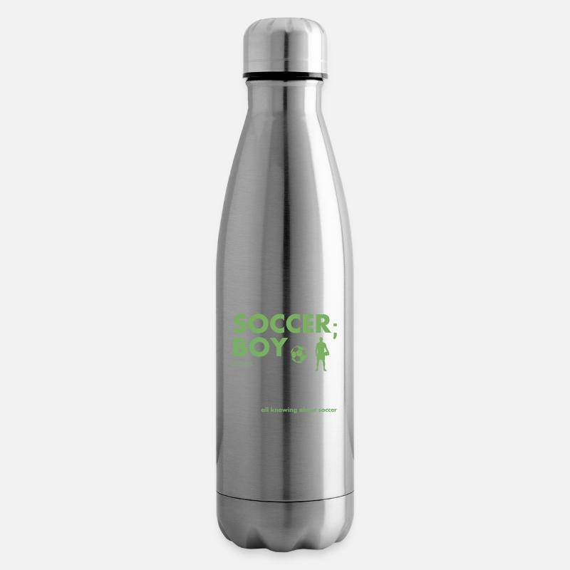 Sport Boy Definition Soccer - Isolierflasche - Lightsilver