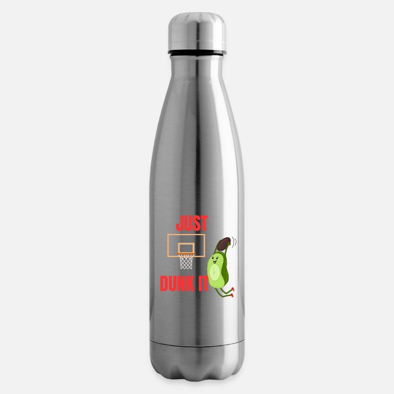 Just Dunk It Basketball Avocado - Isolierflasche - Lightsilver