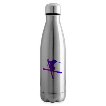 Slopestyle Herren Ski Jumping Ski Freestyle - Isolierflasche - Lightsilver - Rechts