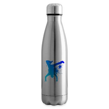 Breakdance Break Dance Damen Herren Bboy - Isolierflasche - Lightsilver - Rechts