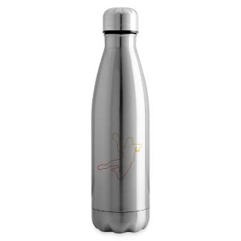 Handball Handball Handball Men - Insulated Water Bottle - silver - Right
