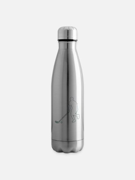 Unihockeyspielen Innebandy Damen Unihockey - Isolierflasche - Lightsilver