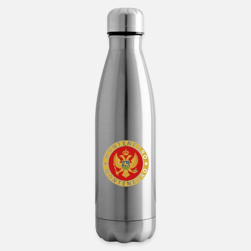 Monténégro - Bouteille isotherme - argent clair