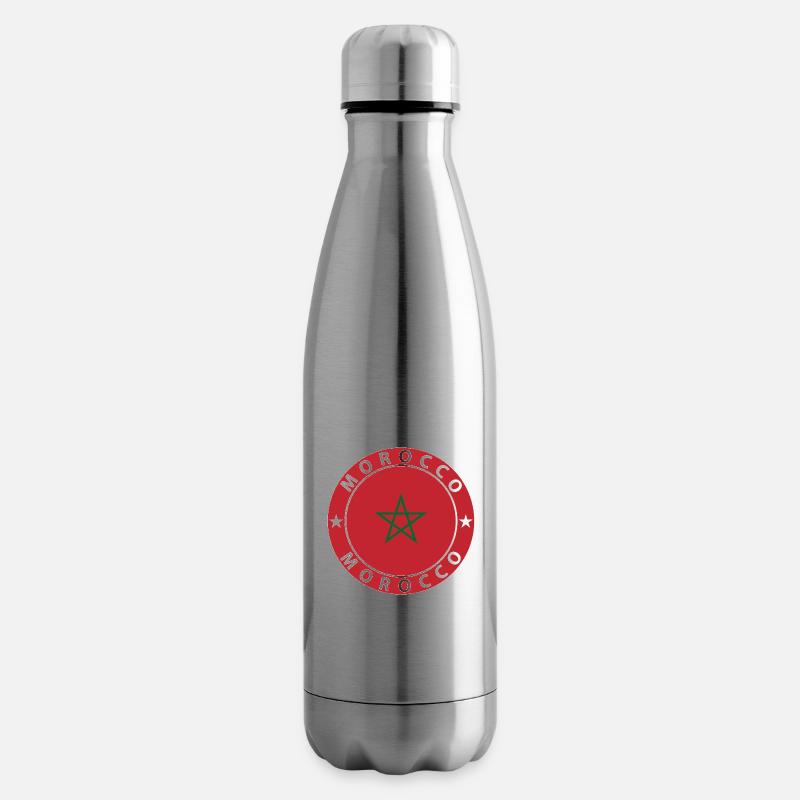 Morocco - Insulated Water Bottle - silver