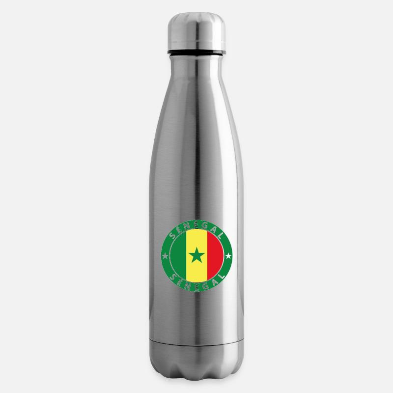 Sénégal - Bouteille isotherme - argent clair