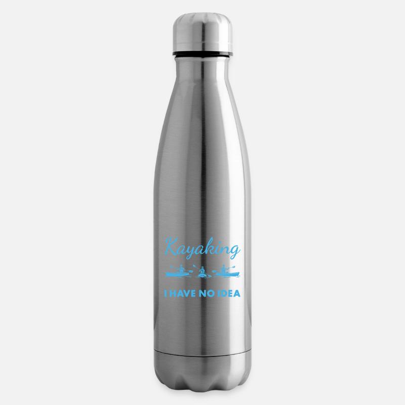 Kayaker A Day Without Kayaking - Isolierflasche - Lightsilver