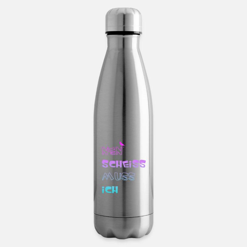 Nen scheiss muss ich - Isolierflasche - Lightsilver