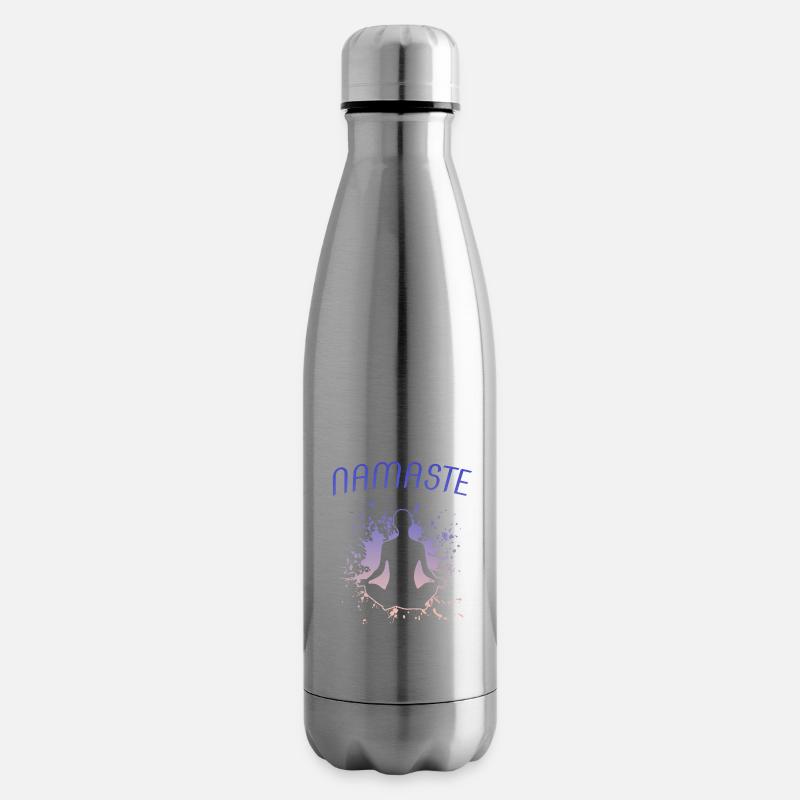 namaste - Isolierflasche - Lightsilver