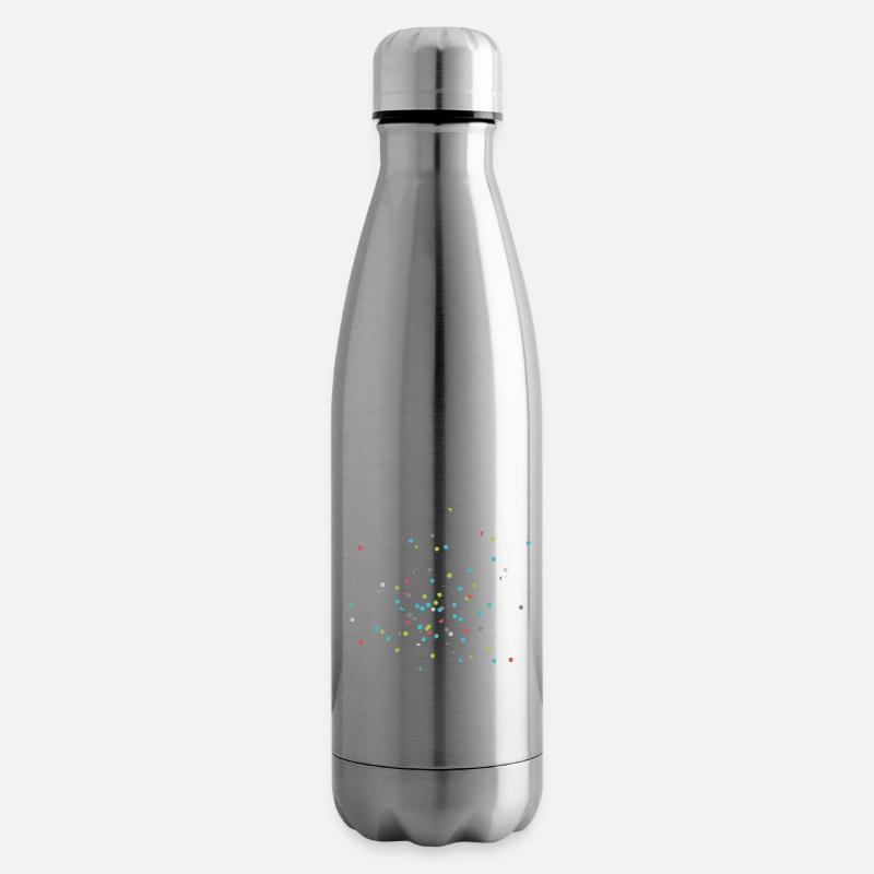 Konfetti - Isolierflasche - Lightsilver