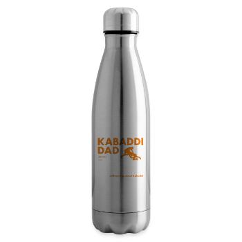 Sport Dad Definition Kabaddi - Insulated Water Bottle - silver - Right