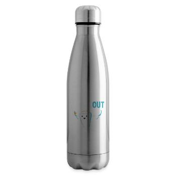 Hygiéniste Je Retire Assistant Dentaire - Bouteille isotherme - argent clair - Droite