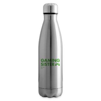 Gamer Sister Définition Gaming - Bouteille isotherme - argent clair - Droite