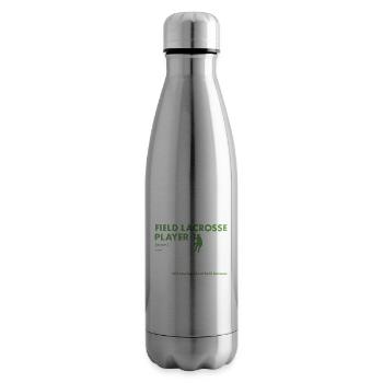 Sport Player Definition Field Lacrosse - Insulated Water Bottle - silver - Right