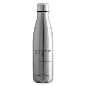 Sport Mom Definition Field Lacrosse - Insulated Water Bottle - silver - Right