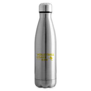 Sport Coach Definition Volleyball - Insulated Water Bottle - silver - Right