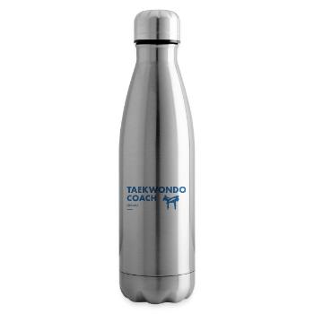 Sport Coach Definition Taekwondo - Insulated Water Bottle - silver - Right
