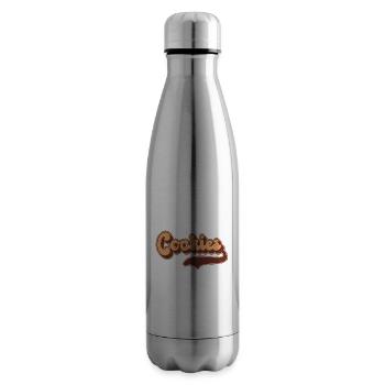 Cuisson des biscuits rétro - Bouteille isotherme - argent clair - Droite
