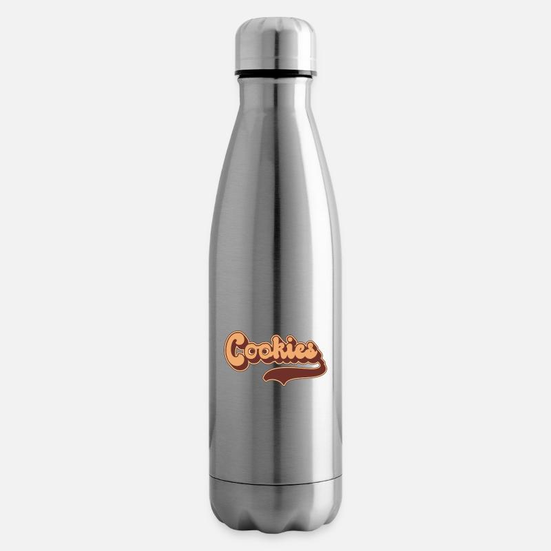 Cuisson des biscuits rétro - Bouteille isotherme - argent clair