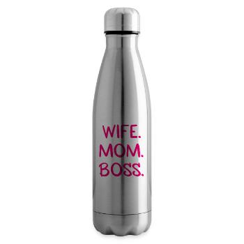 Wife. Mom. Boss. - Isolierflasche - Lightsilver - Rechts