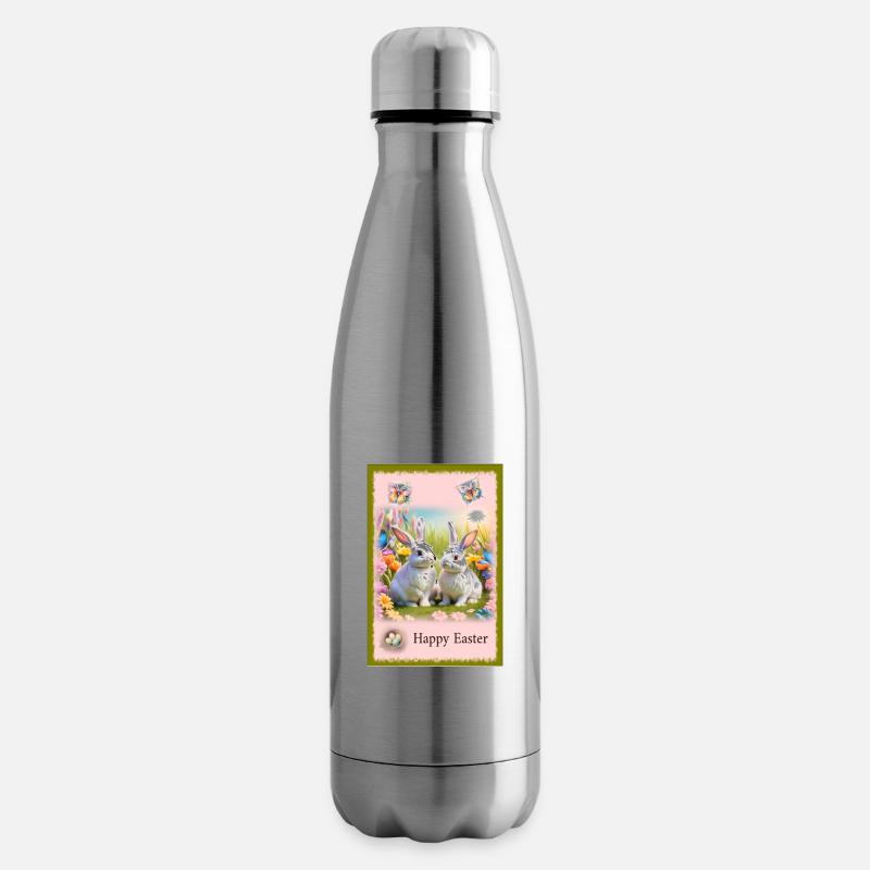 Oster Grüße - Isolierflasche - Lightsilver