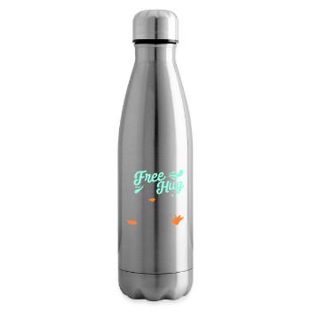 Hug Penguin - Insulated Water Bottle - silver - Right
