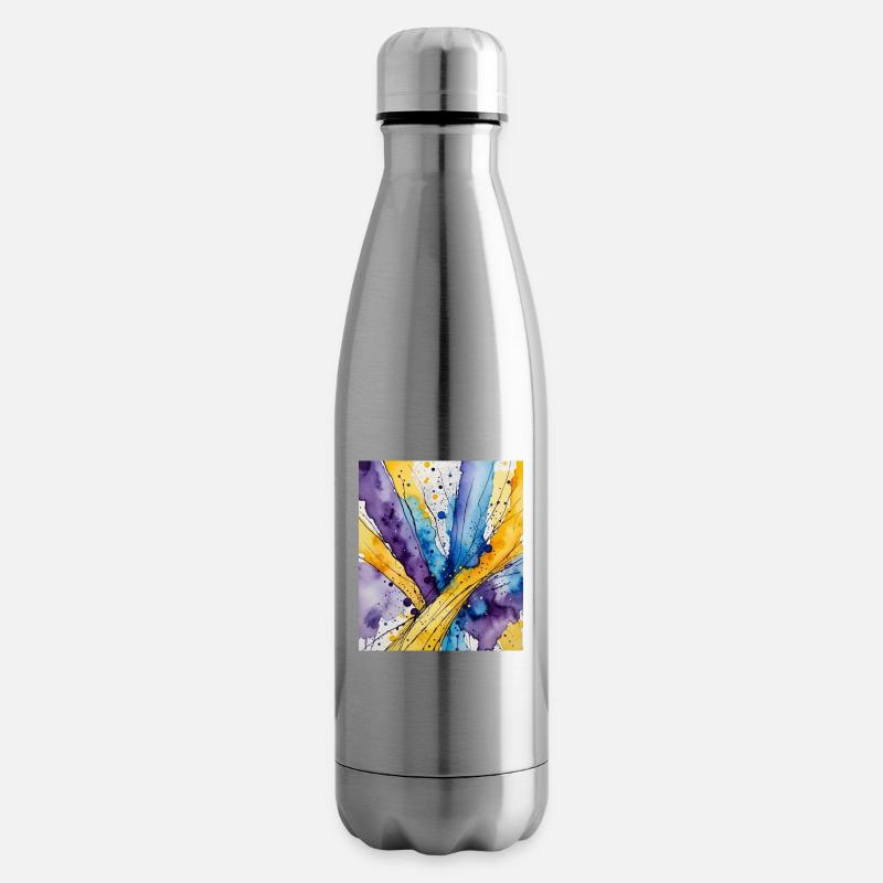 Arc-en-ciel 🌈 - Bouteille isotherme - argent clair