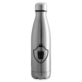 Mülltonne Wappen - Isolierflasche - Lightsilver - Rechts
