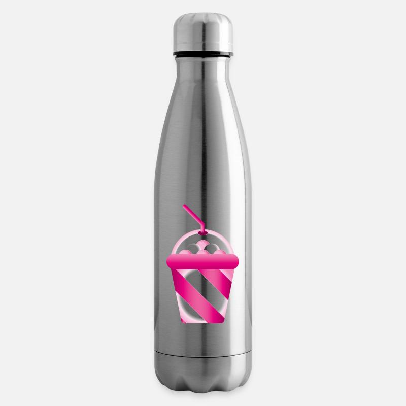 Smiley Shake - Isolierflasche - Lightsilver